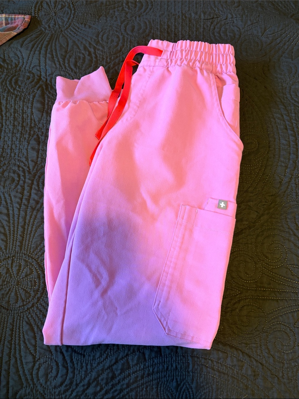 FIGS Pink Jogger Scrub Pants